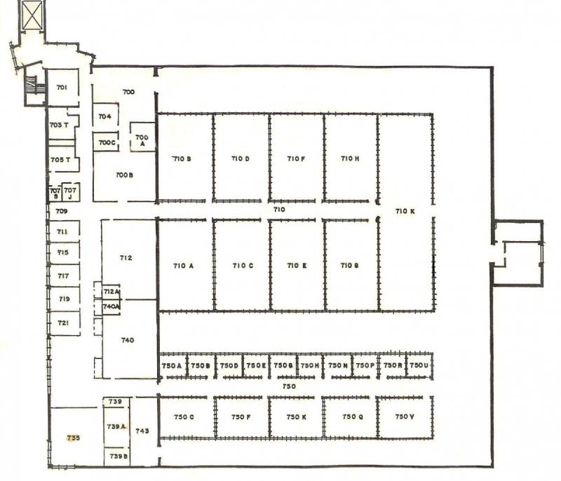 Floorplan of the Biological Sciences Greenhouse