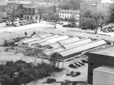 1949 Botany and Zoology greenhouses