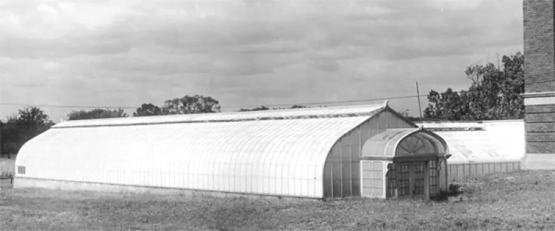 Greenhouse at Botany and Zoology in 1915